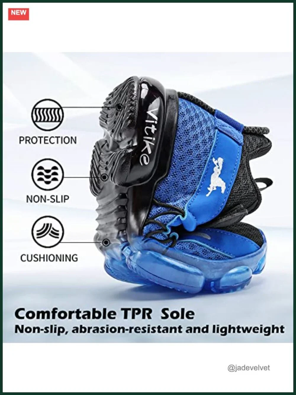 Kids Mesh Lightweight Running Tennis Sneakers - Breathable Cushion Non-Slip